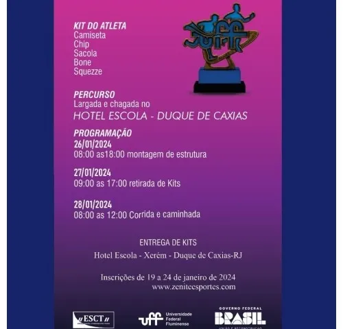 CORRIDA & CAMINHADA UFF - XERÉM DUQUE DE CAXIAS