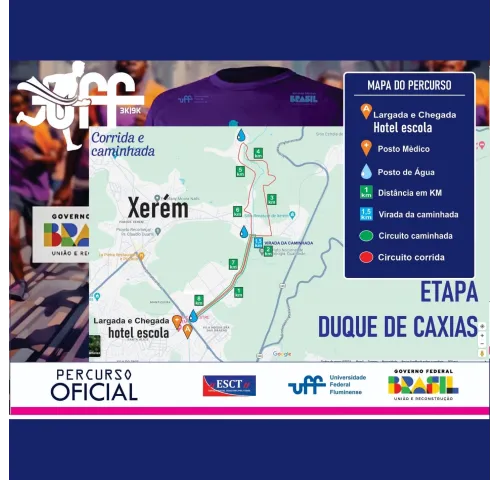 CORRIDA & CAMINHADA UFF - XERÉM DUQUE DE CAXIAS